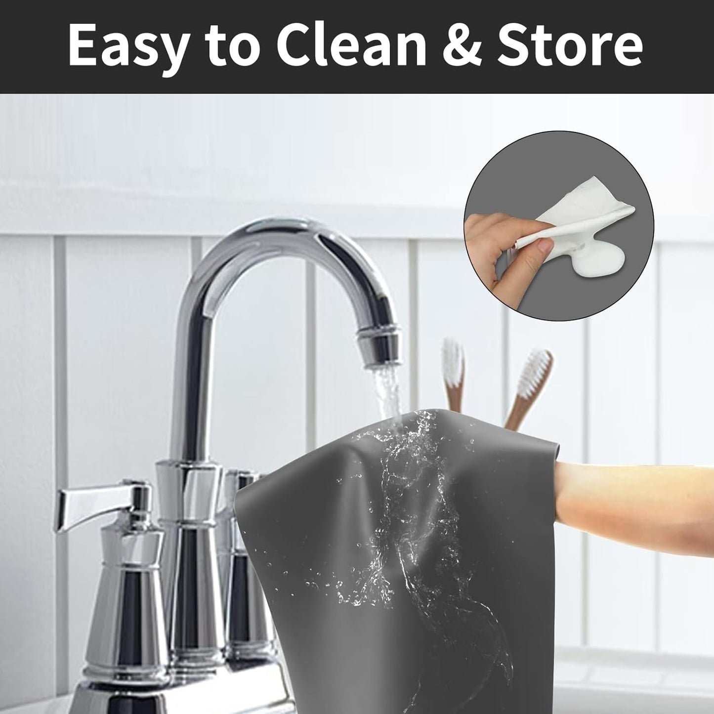 Large Silicone Mat, 78.7”x 15.7” Extra Thick Heat Resistant Mats, Nonslip Kitchen Countertop Protector Mat, Cuttable Waterproof Counter Protector Mat for Kitchen Island Workbench (Light Gray)