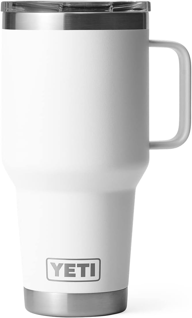 YETI Rambler 30 oz Travel Mug, Stainless Steel, Vacuum Insulated with Stronghold Lid