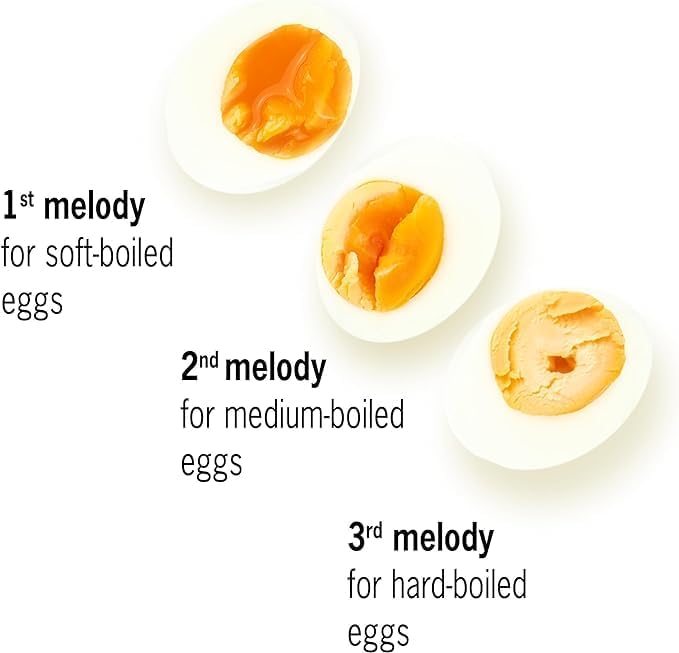 Rooster Beepegg – Egg Timer for Boiling Eggs – Musical Egg Cooker for Soft, Medium, Hard Boiled Eggs – Food Safe – Singing Floating Egg Timer – Egg Cooker for 3 Levels of Doneness - Brainstream