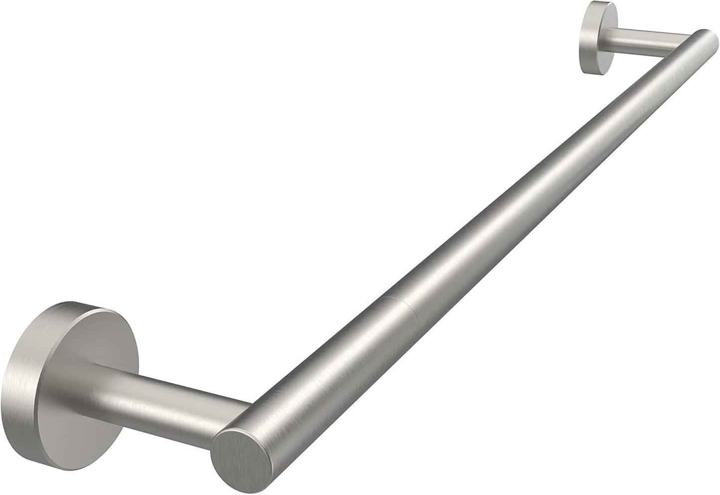 24 Inch Brushed Towel Bar Towel Rack for Bathroom Kitchen Hand Towel Holder Dish Cloths Hanger SUS304 Stainless Steel RUSTPROOF Wall Mount (Brushed Grey)