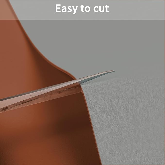 Leather Table Cover,1.8mm Thick,42x42 Inch Table Protector,Table Protector for Dining Room Table,Dining Table Cover,Table Cover Protector,Dining Table Protector Rectangle(Brown+Gray,42x42)