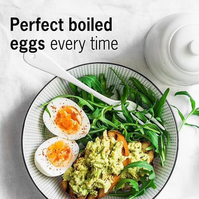 Rainbow BeepEgg – Egg Timer for Boiling Eggs – Musical Egg Cooker for Soft, Medium, Hard Boiled Eggs – Food Safe – Singing Floating Egg Timer – Egg Cooker for 3 Levels of Doneness - Brainstream
