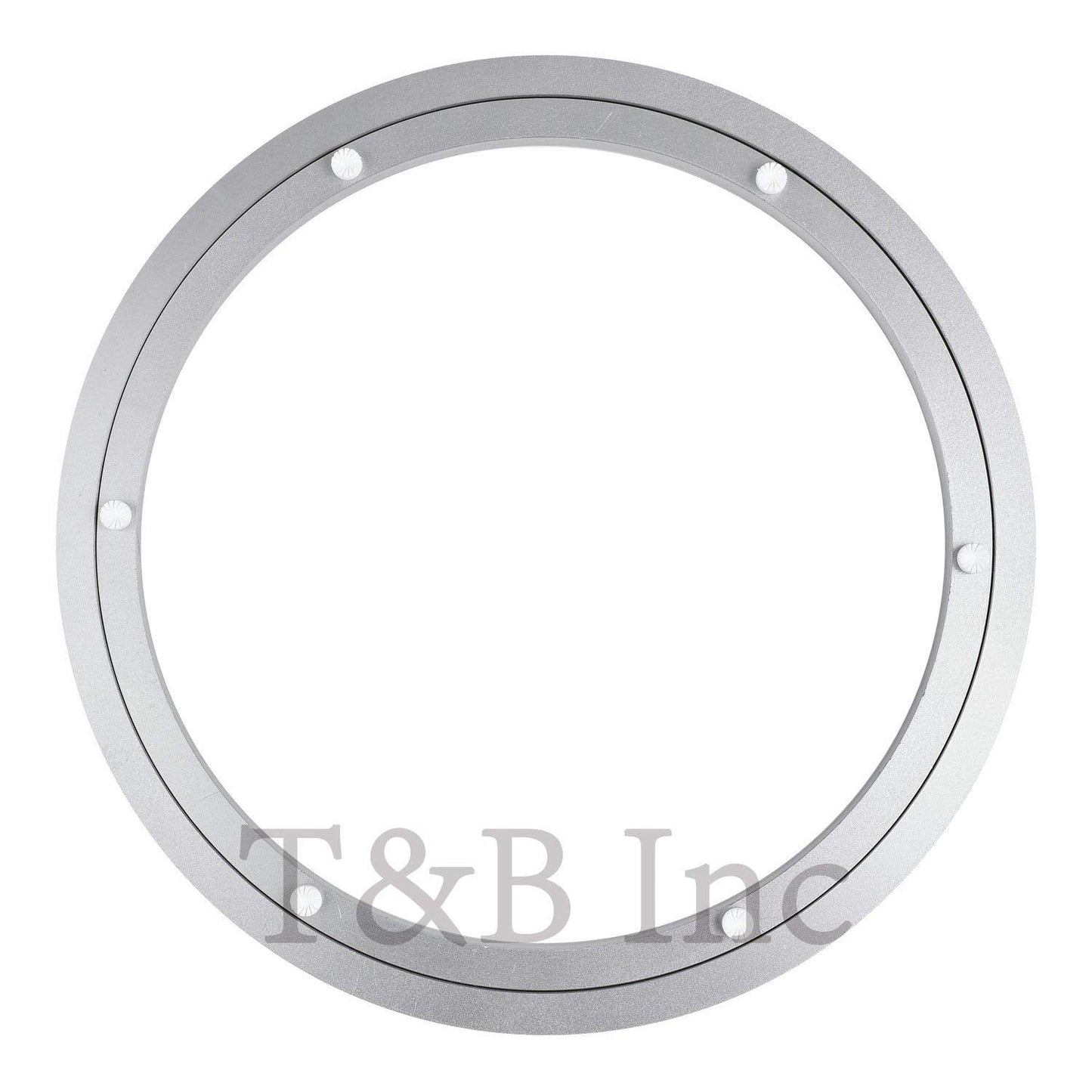 TamBee 14 Inch Lazy Susan Hardware Aluminum Bearing Metal Rotating Turntable Bearing Swivel Plate Hardware Lazy Susan Bearing Lazy Susan Parts Lazy Susan Mechanism Lazy Susan Kit Lazy Susan Base Only