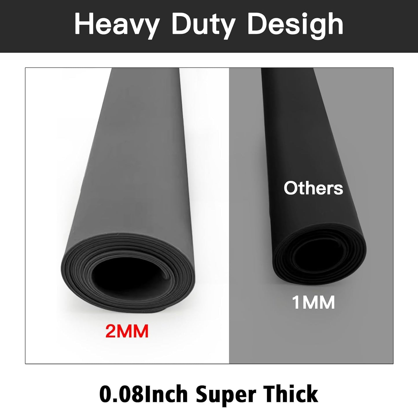 2 MM Largest Silicone Mats for Kitchen Counter (47".2x23.6"x0.08"), Heat Resistant Mat for Kitchen Island Countertop Protector Mat, Non-Slip Extra Large Counter Placemat, Light Gray