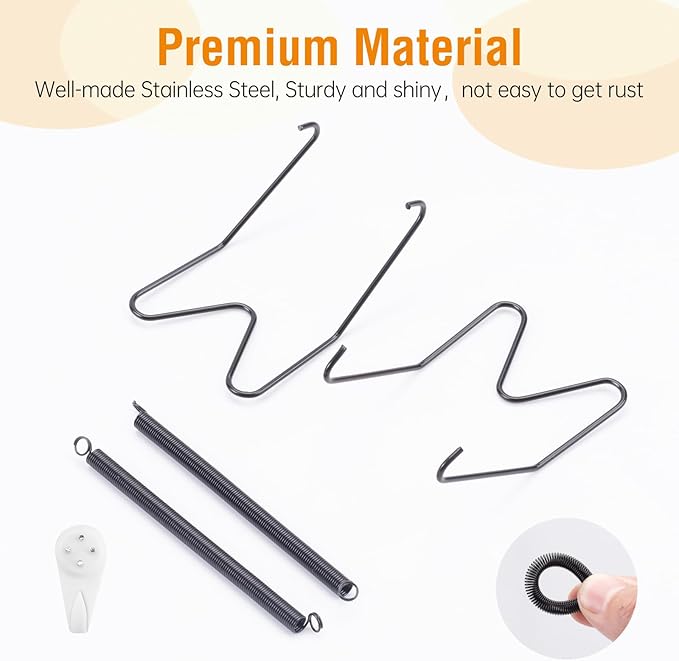3 Pack Plate Hangers for The Wall, Suitable for 12-16 inch Art Plate, Stainless Steel Invisible Heavy Duty Wire Plate Holder with Wall Hooks, Plate Hangers for Displaying Plates, Platter, Dish, Black