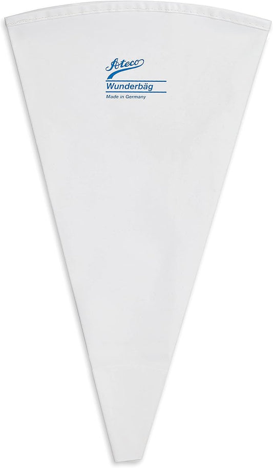 Ateco Wunderbag Decorating Bag, 10-Inch, Reusable, Professional Grade & Heavy Duty Construction, White