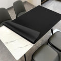 Leather Table Pad,1.8mm Thick,40x96 Inch,Dining Table Pad,Table Pads for Dining Room Table Rectangular,Table Protector for Dining Room Table,Table Top Protector(Black+Black,40x96)