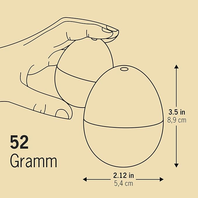 Tiger BeepEgg – Egg Timer for Boiling Eggs – Musical Egg Cooker for Soft, Medium, Hard Boiled Eggs – Food Safe – Singing Floating Egg Timer – Egg Cooker for 3 Levels of Doneness - Brainstream