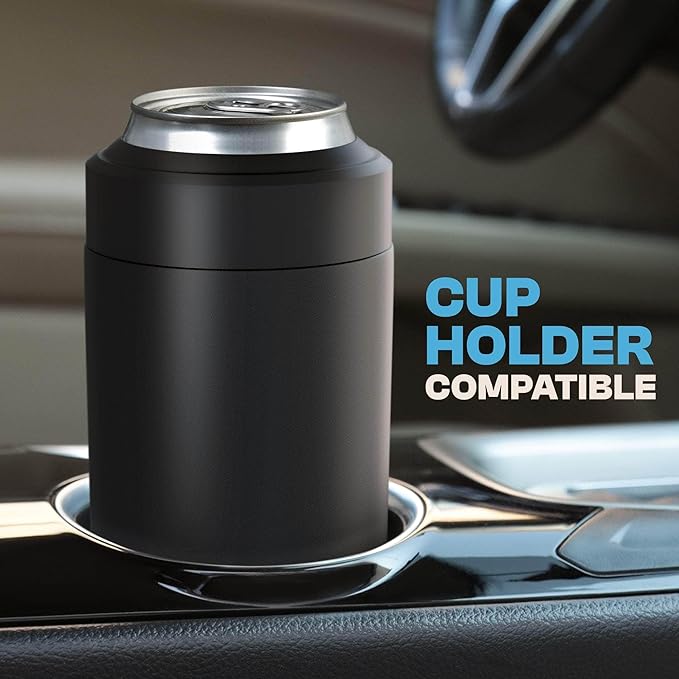 Frost Buddy Universal Can Cooler - Fits All - For Regular 12 & 16 oz or Slim-Size Bottles - Insulated Double-Walled Stainless Steel (Camoflag)