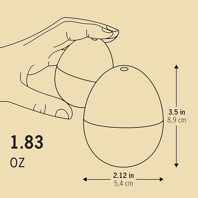 Pop Art BeepEgg – Egg Timer for Boiling Eggs – Musical Egg Cooker for Soft, Medium, Hard Boiled Eggs – Food Safe – Singing Floating Egg Timer – Egg Cooker for 3 Levels of Doneness - Brainstream