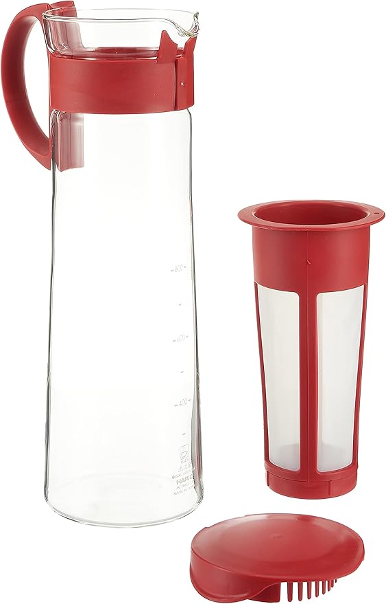 Hario "Mizudashi" Cold Brew Coffee Maker, 1000ml, Red